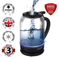 Электрочайник Polaris PWK 1759CGL (черный)