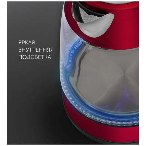 Электрочайник Polaris PWK 1760CGL (красный) 1