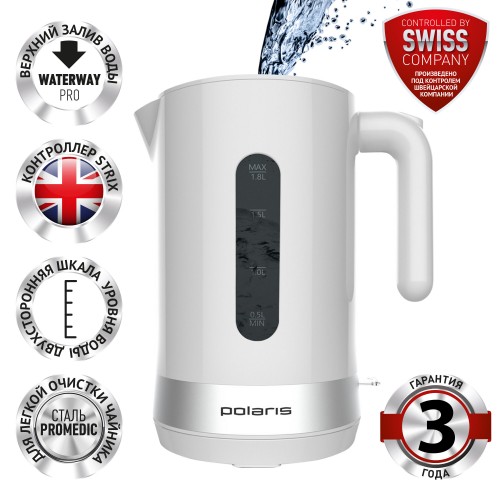 Электрочайник Polaris PWK 1803C Water Way Pro RU (черный) 1