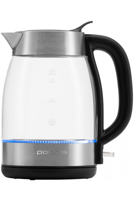 Электрочайник Polaris PWK 1817CGL (серебристый/черный) 