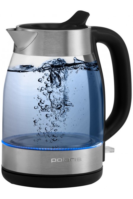 Электрочайник Polaris PWK 1817CGL (серебристый/черный) 1