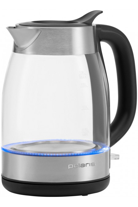 Электрочайник Polaris PWK 1817CGL (серебристый/черный) 2