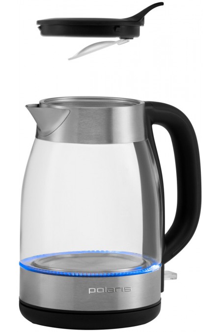 Электрочайник Polaris PWK 1817CGL (серебристый/черный) 4