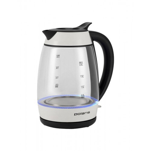 Электрочайник Polaris PWK 2092СGL (белый/черный) 