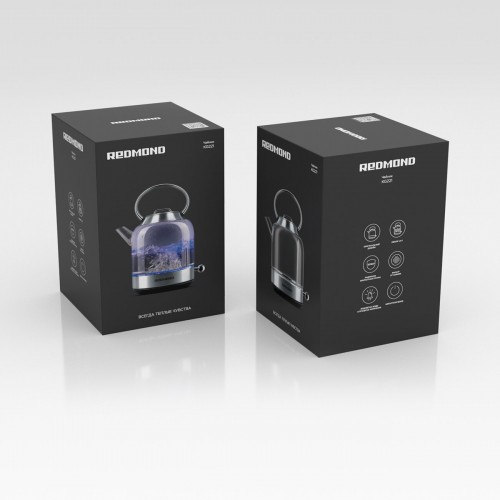 Электрочайник Redmond KG221 (серебристый) 8