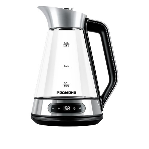 Электрочайник Redmond KG222 (серебристый/черный) 9