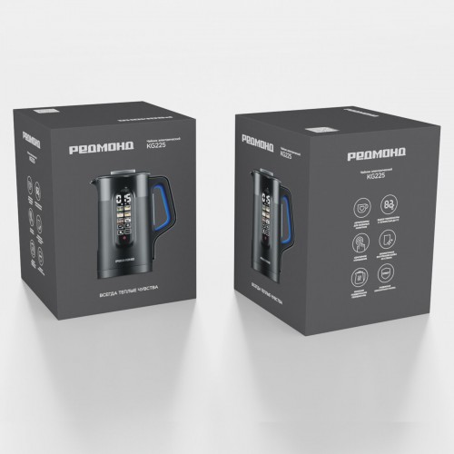 Электрочайник Redmond KG225 (черный) 8