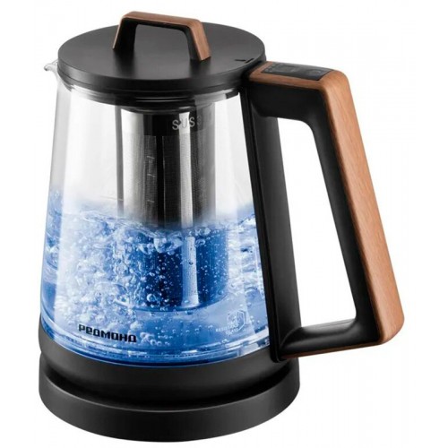 Электрочайник Redmond KG251 (черный/дерево) 