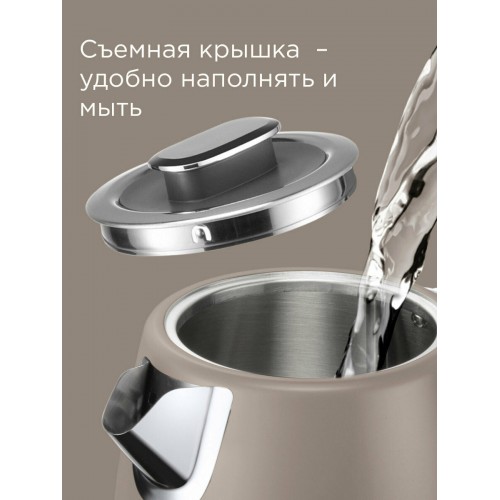 Электрочайник Redmond KM240 (бежевый) 7
