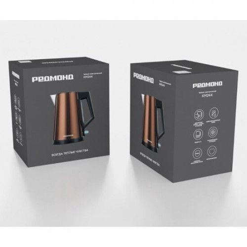 Электрочайник Redmond KM244 (коричневый) 6