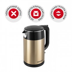 Электрочайник Redmond RK-M1582 (черный/золотой)