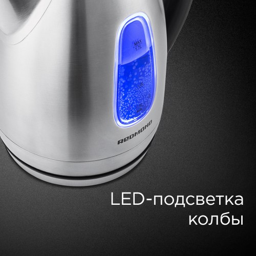 Электрочайник Redmond RK-M183 (серебристый) 3