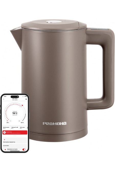 Электрочайник Redmond SkyKettle KM-231S (серо-коричневый) 9