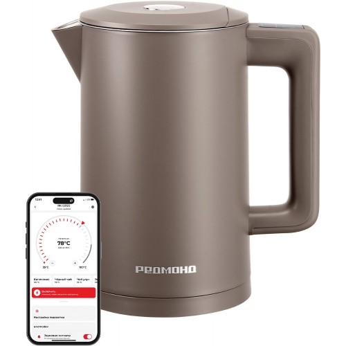 Электрочайник Redmond SkyKettle KM-231S (серо-коричневый) 9