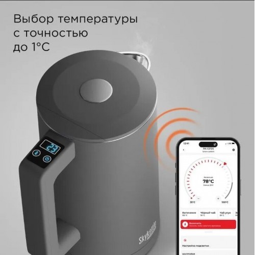 Электрочайник Redmond SkyKettle KM231S (серый) 3