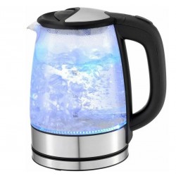 Электрочайник RENOVA KT17G-01B (черный/серебристый)