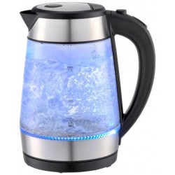 Электрочайник RENOVA KT17G-02B (черный/серебристый)