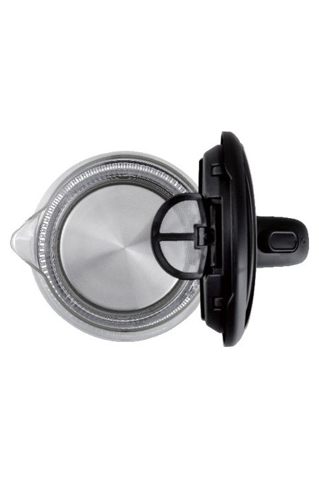 Электрочайник RENOVA KT17G-02B (черный/серебристый) 1