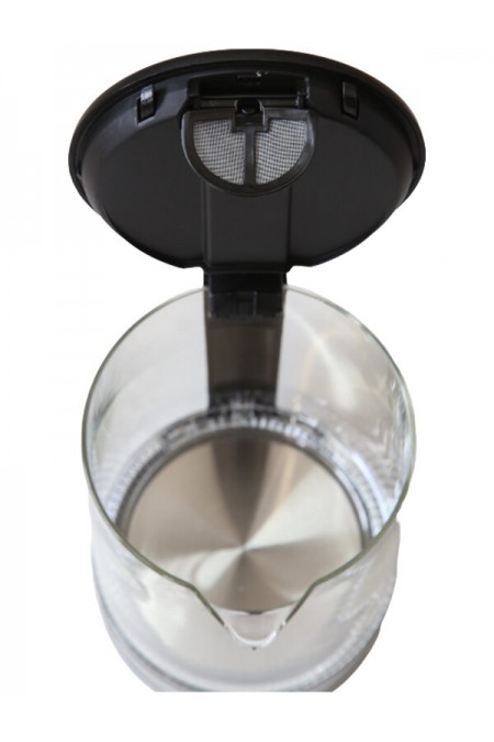 Электрочайник RENOVA KT17G-10B (черный/серебристый) 1