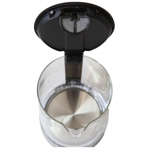 Электрочайник RENOVA KT17G-10B (черный/серебристый) 1