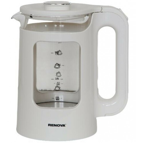 Электрочайник RENOVA KT17G-11W (белый) 