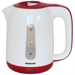 Электрочайник RENOVA KT17P-01R (белый/красный)
