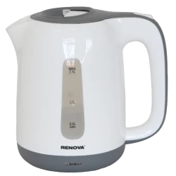 Электрочайник RENOVA KT17P-01W (белый/серый)
