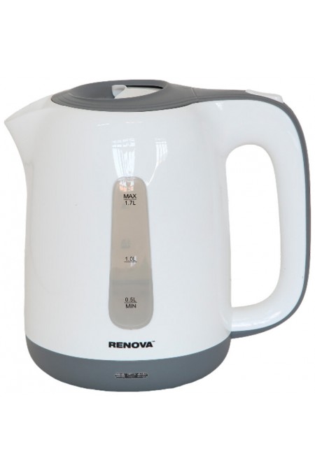 Электрочайник RENOVA KT17P-01W (белый/серый) 