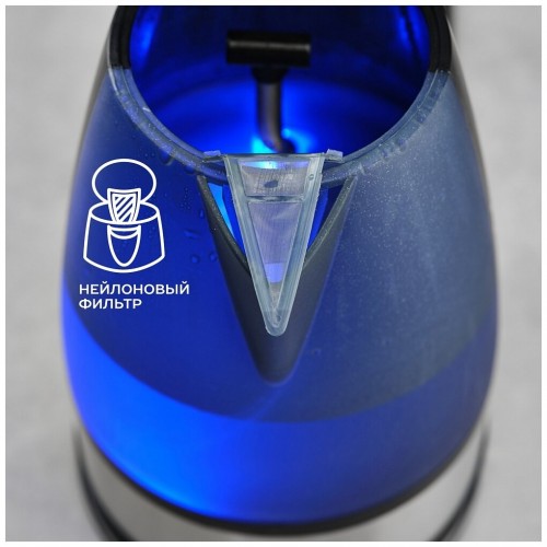 Электрочайник Scarlett SC-1020 (черный/серебристый) 9