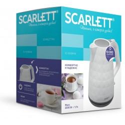 Электрочайник Scarlett SC-EK18P49 (белый)