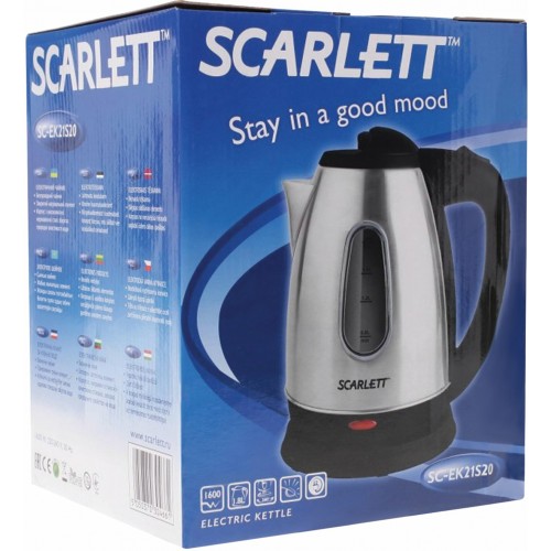 Электрочайник Scarlett SC-EK21S20 (серебристый) 7