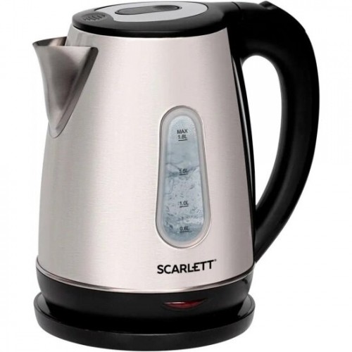Электрочайник Scarlett SC-EK21S36 (серебристый/черный) 8