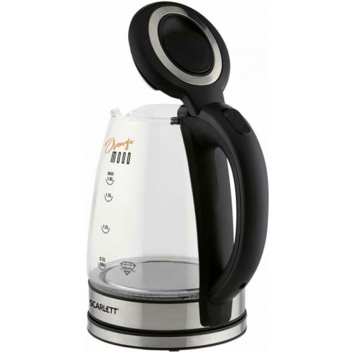 Электрочайник Scarlett SC-EK27G35 (стальной/черный) 2