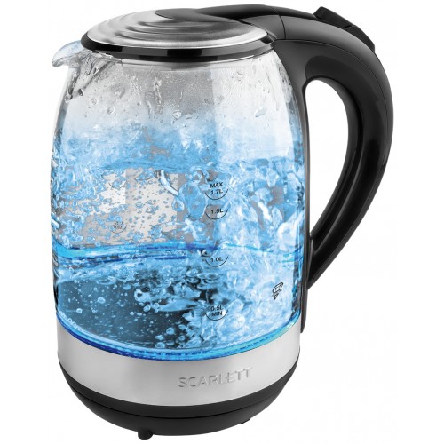 Электрочайник Scarlett SC-EK27G48 (черный/серебристый) 4