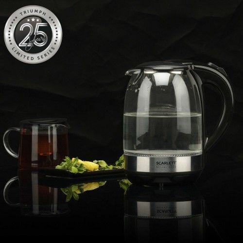 Электрочайник Scarlett SC-EK27G48 (черный/серебристый) 9