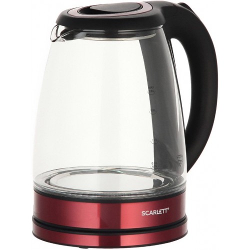 Электрочайник Scarlett SC-EK27G85 (красный/черный) 8