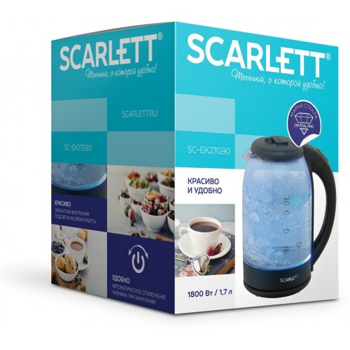 Электрочайник Scarlett SC-EK27G90 (черный) 3