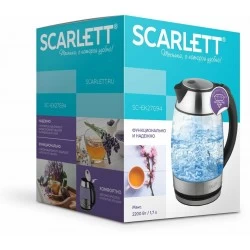 Электрочайник Scarlett SC-EK27G94 (серебристый)