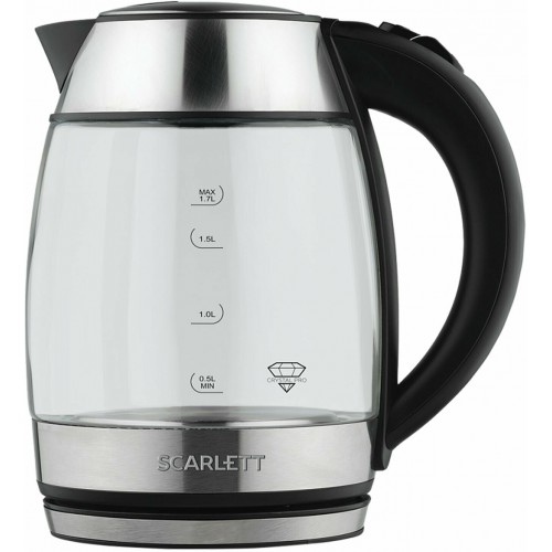 Электрочайник Scarlett SC-EK27G94 (серебристый) 8