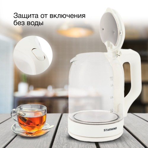 Электрочайник Starwind SKG1056 (белый) 2