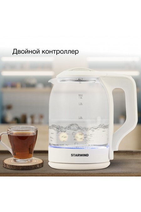 Электрочайник Starwind SKG1056 (белый) 3