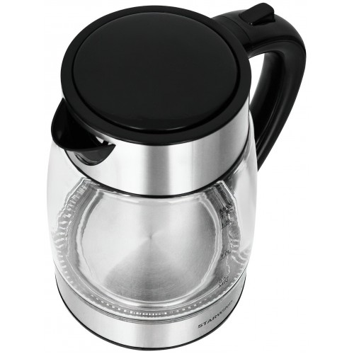 Электрочайник Starwind SKG3026 (черный/серебристый) 7