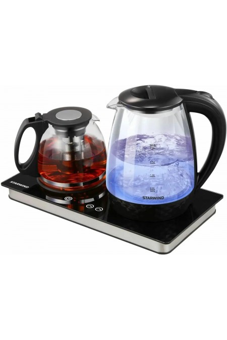 Электрочайник Starwind SKG4044 (черный/серебристый) 1