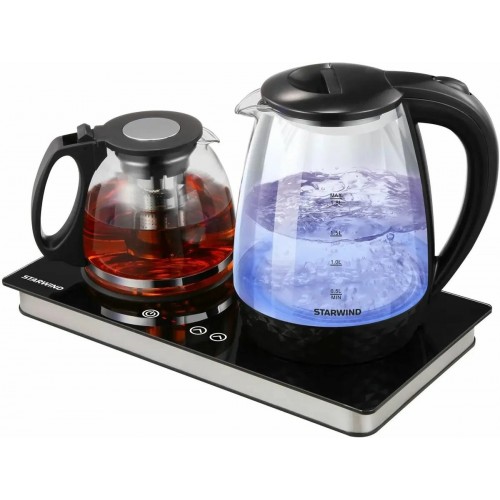 Электрочайник Starwind SKG4044 (черный/серебристый) 1