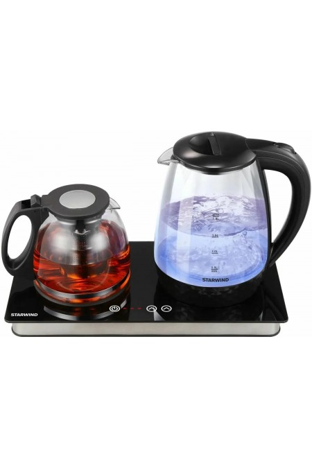 Электрочайник Starwind SKG4044 (черный/серебристый) 2