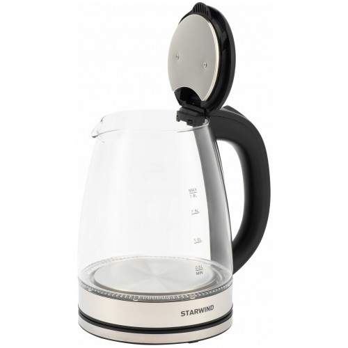 Электрочайник Starwind SKG4777 (черный/серебристый) 4