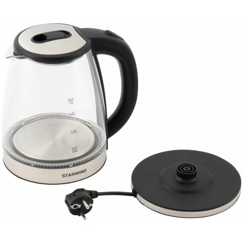 Электрочайник Starwind SKG4777 (черный/серебристый) 6