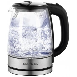 Электрочайник Starwind SKG5210 (серебристый/черный)
