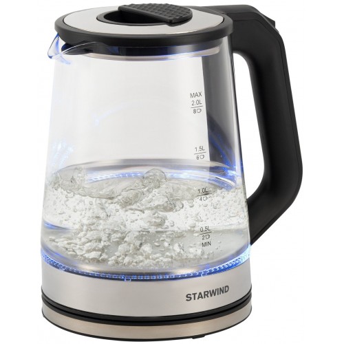 Электрочайник Starwind SKG5778 (черный/серебристый) 1
