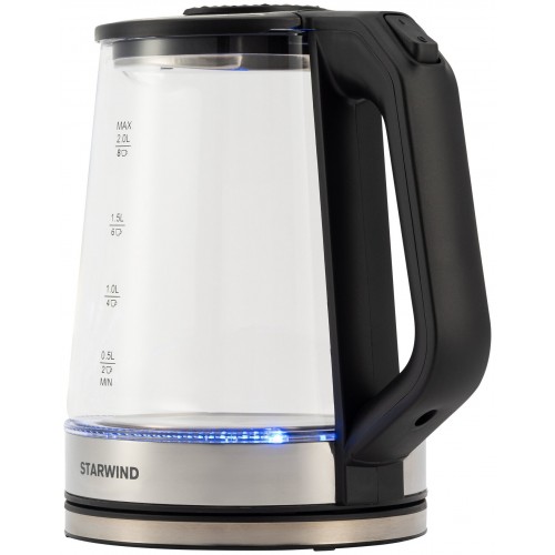 Электрочайник Starwind SKG5778 (черный/серебристый) 3